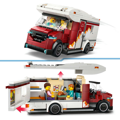 Lego city avontuurlijke camper voertuig speelgoed voor kinderen vanaf 6 jaar 60454