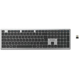 Kensington kb535 eq rechargeable multi-device keyboard (us-international lay-out (qwerty), scissor switches, 100%, usb, 2,4 ghz, bluetooth 5.4)