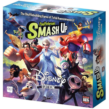 Disney european player network smash up: edition kaartspel (engels, 2 spelers, 30 - 45 minuten, vanaf 14 jaar)