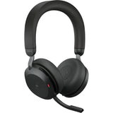 Jabra evolve2 75 on-ear headset (zwart, link380c, microsoft teams)