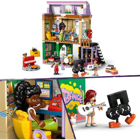 Lego friends muziekwinkel en appartement bouwpakket voor kinderen - 42653