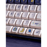 Iqunix f97 starry tryst rgb mechanisch gaming toetsenbord (donkerblauw, us lay-out (qwerty), iqunix silent rose, 96%, rgb leds, hot-swappable, pbt, 2.4ghz | bluetooth 5.1 | usb-c)