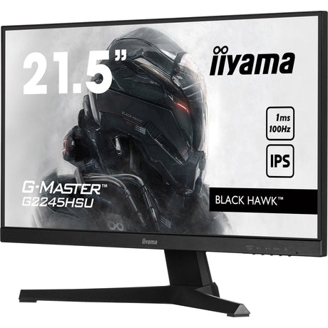 Iiyama g-master black hawk g2245hsu-b2 22 gaming monitor (zwart, 1x displayport, 1x hdmi, 2x usb-a)