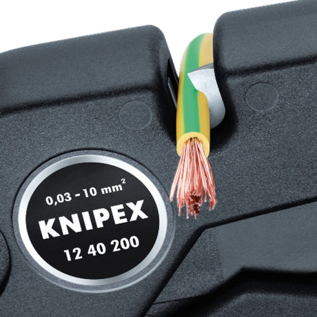 Knipex 12 40 200 afstriptang automatisch 003-10mm²