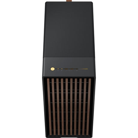 Fractal design north midi tower behuizing (zwart houtkleur | 2x usb-a | 1x usb-c)