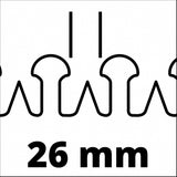 Einhell heggenschaar gc-eh 6055 1 (rood zwart, 600w)