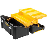 Stanley gereedschapskoffer cantilever 19 gereedschapsbox (zwart geel)