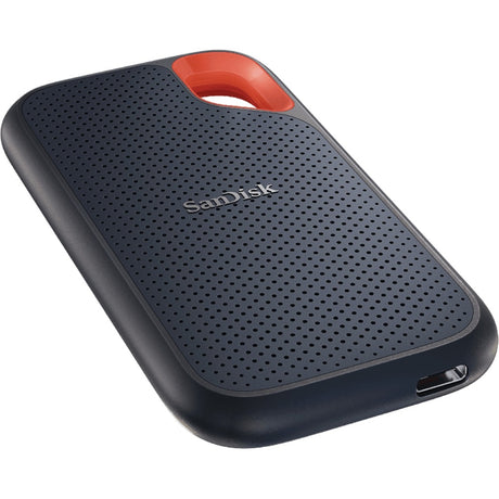 Sandisk extreme portable v2, 1 tb externe ssd (zwart oranje, sdssde61-1t00-g25, usb-c)