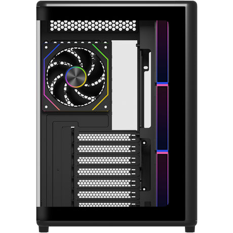 Cooler master elite 600 argb midi tower behuizing (zwart | 2x usb-a | 1x usb-c | rgb | tempered glass)