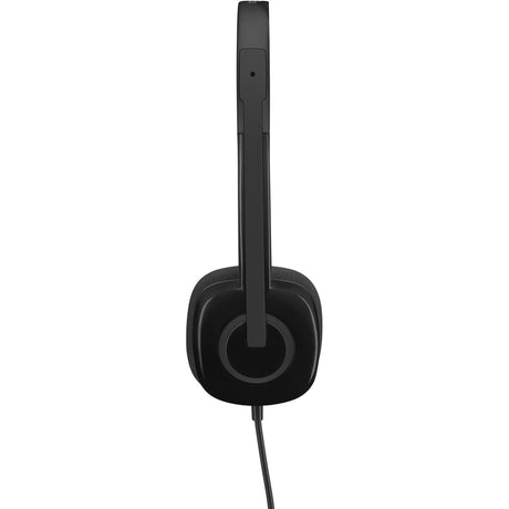 Logitech stereo headset h151 on-ear (zwart)