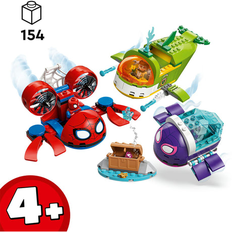 Lego marvel spidey en zijn geweldige vriendjes spidey: onderwatervoertuigen speelgoed - 11207