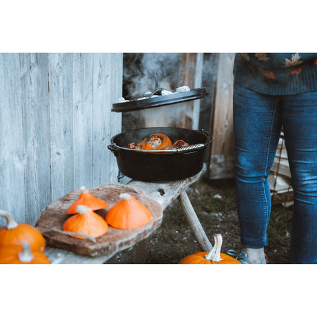 The windmill dutch oven 6 qt zonder pootjes kookpan (zwart, ø 31,5 cm | 5.9 liter)