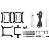 Thermaltake magcurve 360 ultra argb sync aio liquid cooler - snow edition waterkoeling (wit)