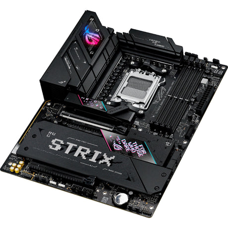 Asus rog strix b850-e gaming wifi socket am5 moederbord (zwart, raid, 5gb-lan, wi-fi 7, bt, sound, atx)