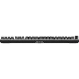 Be quiet! light mount silent tactile rgb mechanisch gaming toetsenbord (zwart, us lay-out (qwerty), silent tactile, 100%, argb, pbt double-shot keycaps)