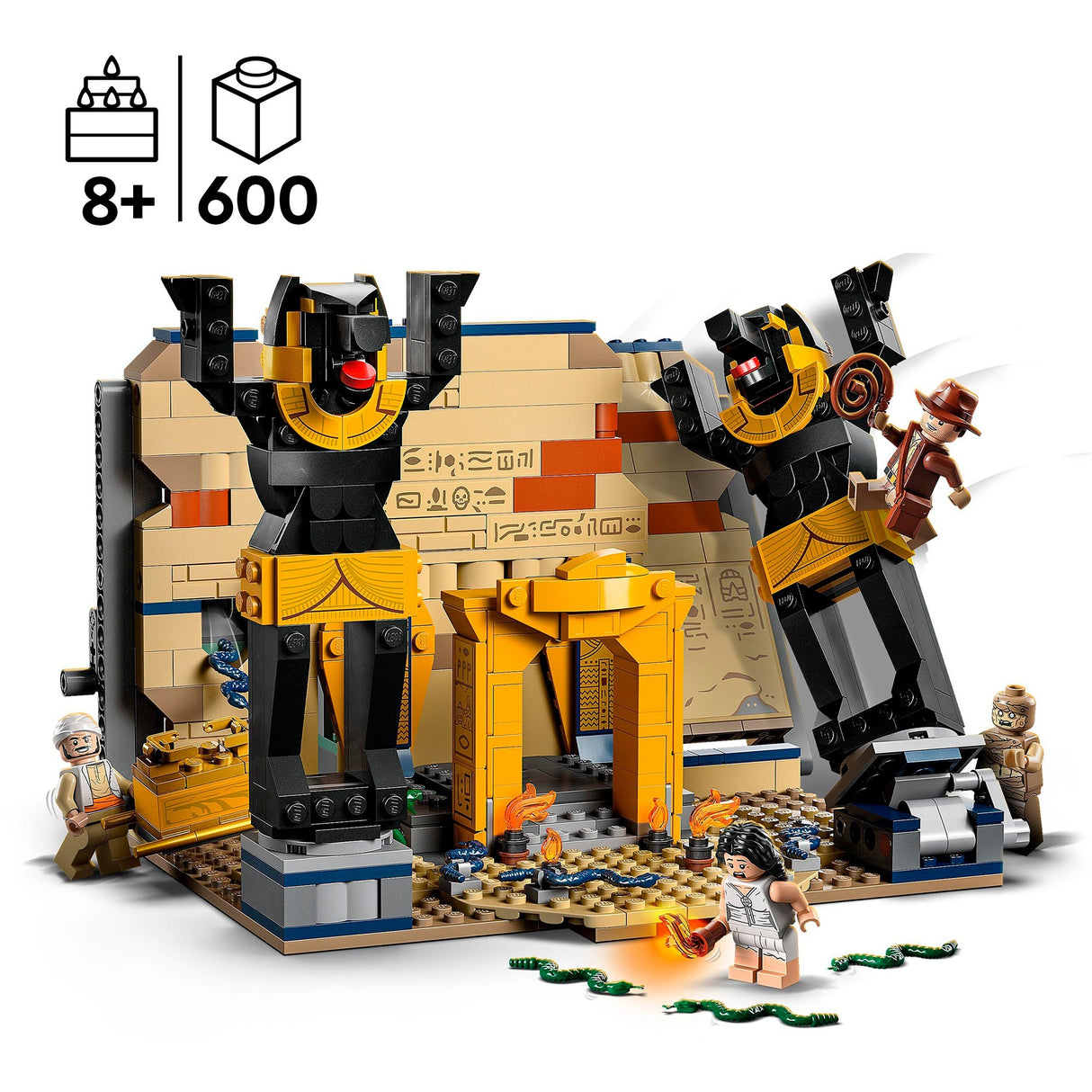 Lego indiana jones - ontsnapping uit de verborgen tombe constructiespeelgoed (77013)