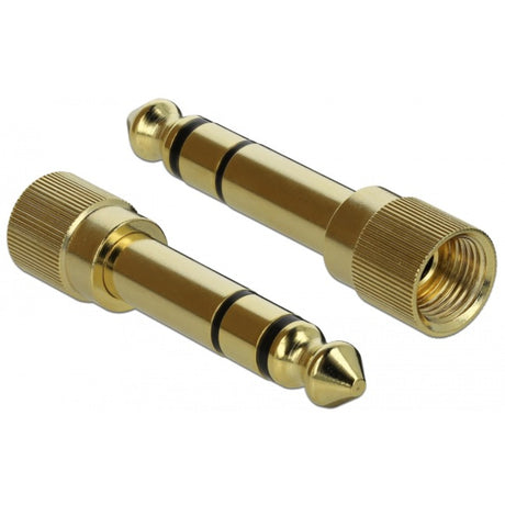 Delock stereokabel 3,5 mm 3 pin-stekker > 3,5 mm 3 pin-stekker (zwart, 5 meter)