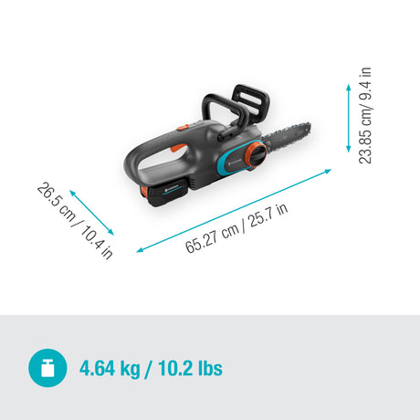 Gardena kettingzaag 250 18v p4a set