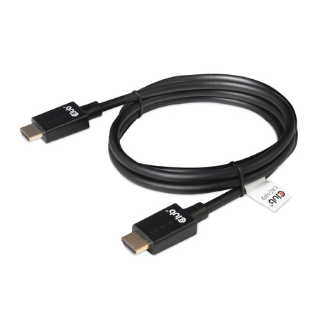 Club 3d ultra high speed hdmi 2.1 gecertificeerde kabel male-male (zwart, 2 meter, 4k 120hz, 8k 60hz, 48gbps)
