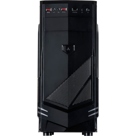 Inter-tech b-30 midi tower behuizing (zwart | 2x usb-a)