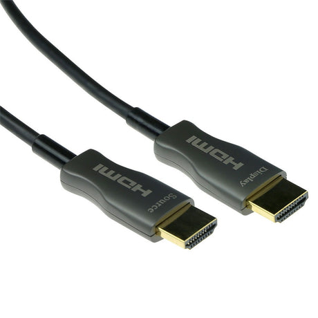 Act connectivity hdmi premium 4k active optical cable v2.0 hdmi-a male - hdmi-a male, 10 meter kabel (zwart)