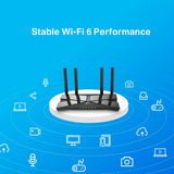 Tp-link archer ax10 router (zwart)