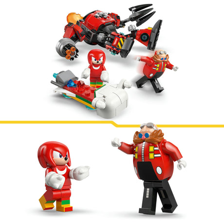 Lego ® sonic the hedgehog™ knuckles vs. dr. eggman egg crusher mecha - 77005