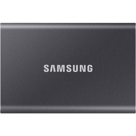 Samsung portable t7 4 tb externe ssd (grijs, mu-pc4t0t ww, usb-c 3.2 (10 gbit s))