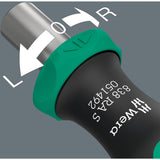 Wera kraftform kompakt 838 ra s imperial set 1 bitset (zwart groen, 14‑delig)
