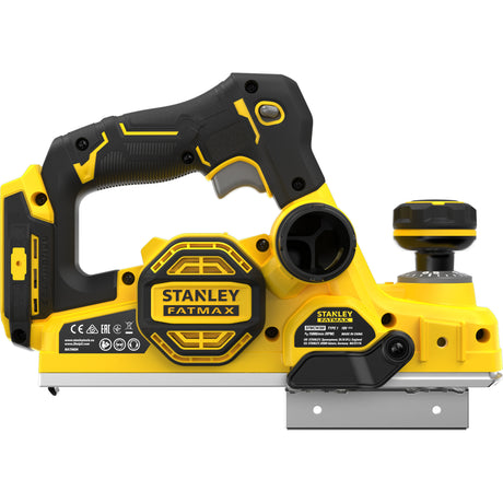 Stanley fatmax v20 18v brushless elektrische schaafmachine (zwart geel, accu en oplader niet inbegrepen)
