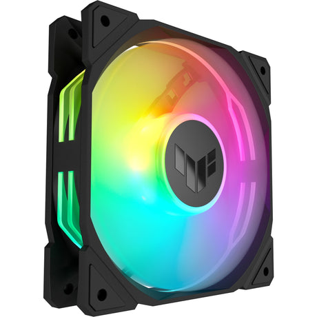 Asus tuf gaming tr120 argb case fans (zwart transparant, 3 stuks, 120 x 120 x 25 mm)