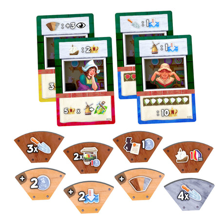 Asmodee board dice windmill valley - nederlandstalig bordspel voor 1-4 spelers
