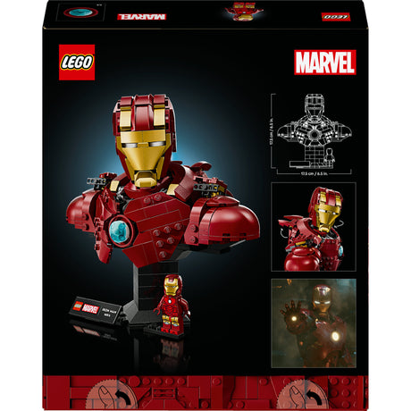 Lego super heroes marvel 76327 iron man mk4 buste