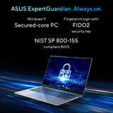 Asus expertbook p5 p5405csa-nz0195x 14 laptop (grijs | core ultra 7 258v | arc graphics 140v | 32 gb | 1 tb ssd)