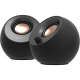 Creative pebble v3 pc-luidspreker (zwart, bluetooth, usb-c, aux)