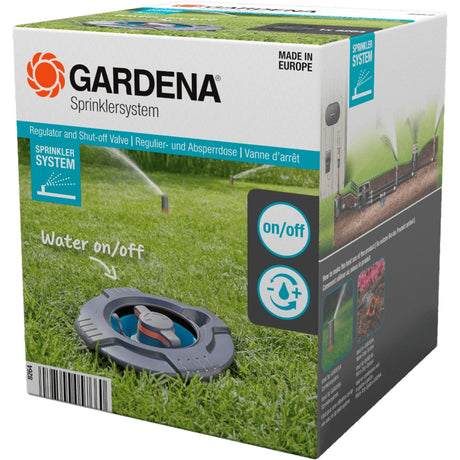 Gardena sprinklersysteem reguleer- en afsluitdoos - 19 mm (3 4) ag - 8264-20