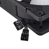 Silverstone air penetrator 120sk argb case fan (zwart, 120 x 120 x 25 mm, pwm)