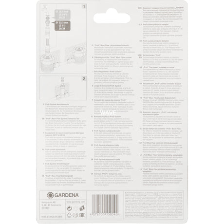 Gardena profi maxi-flow system aansluitset