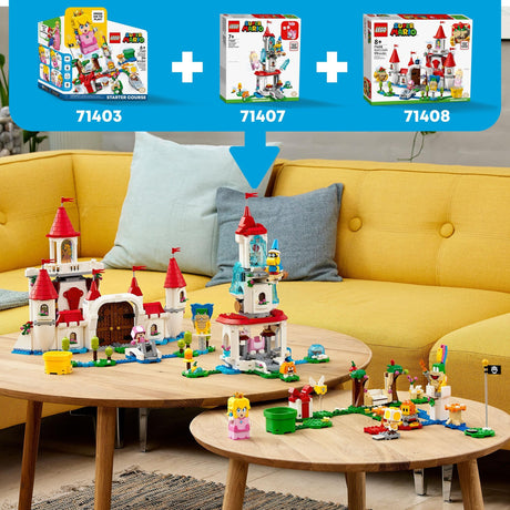 Lego super mario - uitbreidingsset: peach’ kasteel constructiespeelgoed (71408)
