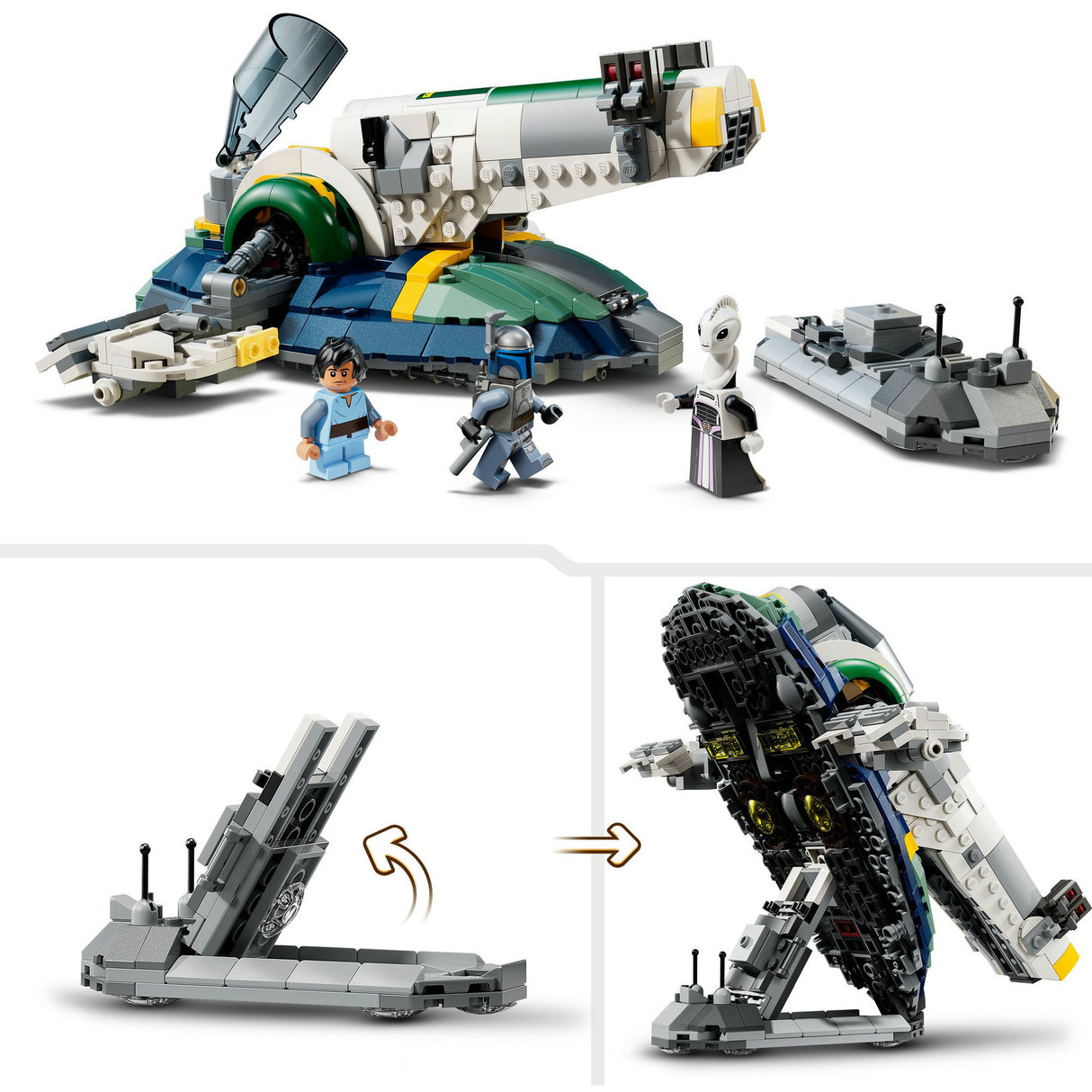 Lego ® star wars: attack of the clones™ jango fetts ruimteschip - 75433