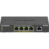Netgear 5-port poe+ gigabit ethernet soho unmanaged switch (gs305p) (zwart)