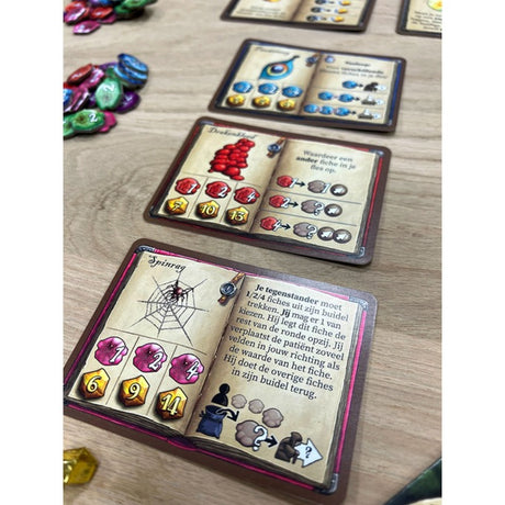 999games 999 games de kwakzalvers van kakelenburg: het duel bordspel (nederlands, 2 spelers, 45 minuten, vanaf 10 jaar)