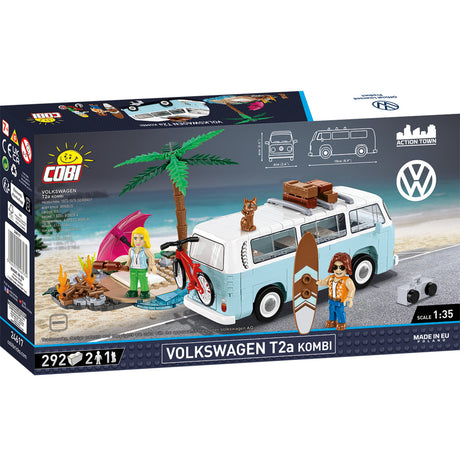 Cobi volkswagen t2a kombi constructiespeelgoed (schaal 1:35)