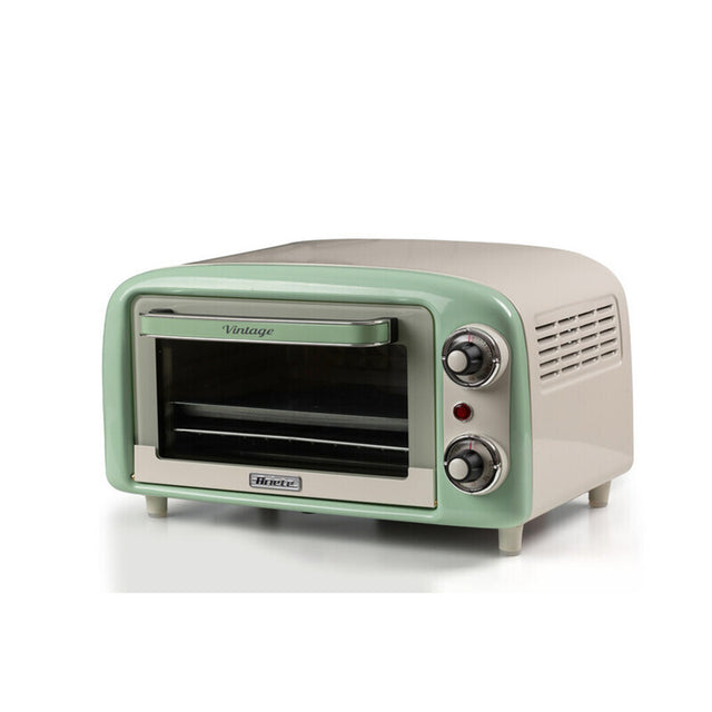 Ariete vintage elektrische oven 3919 04 mini bakoven (groen, 10 liter)