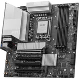 Msi pro b860m-a wifi socket 1851 moederbord (zilver, raid, 5gb-lan, wi-fi 7, bt, sound, µatx)