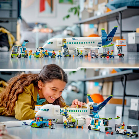 Lego city passagiersvliegtuig vliegtuig speelgoed set - 60367