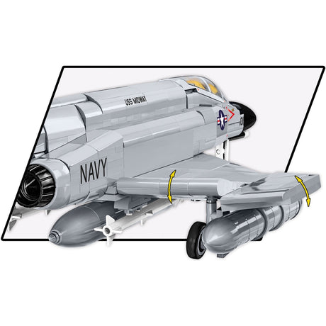 Cobi armed forces - f-4 phantom ii - uss midway constructiespeelgoed (schaal 1:48)