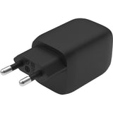Belkin boostcharge pro 2-poorts usb-c gan-wandlader met pps (65 w) (zwart, 2x usb-c)