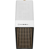 Fractal design north midi tower behuizing (wit houtkleur | 2x usb-a | 1x usb-c)
