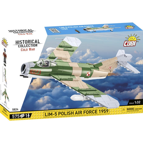 Cobi historical collection - lim-5 polish air force 1959 constructiespeelgoed (schaal 1:32)